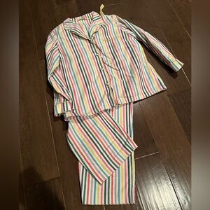 Boden Multicolor Striped Womens Pajama Set